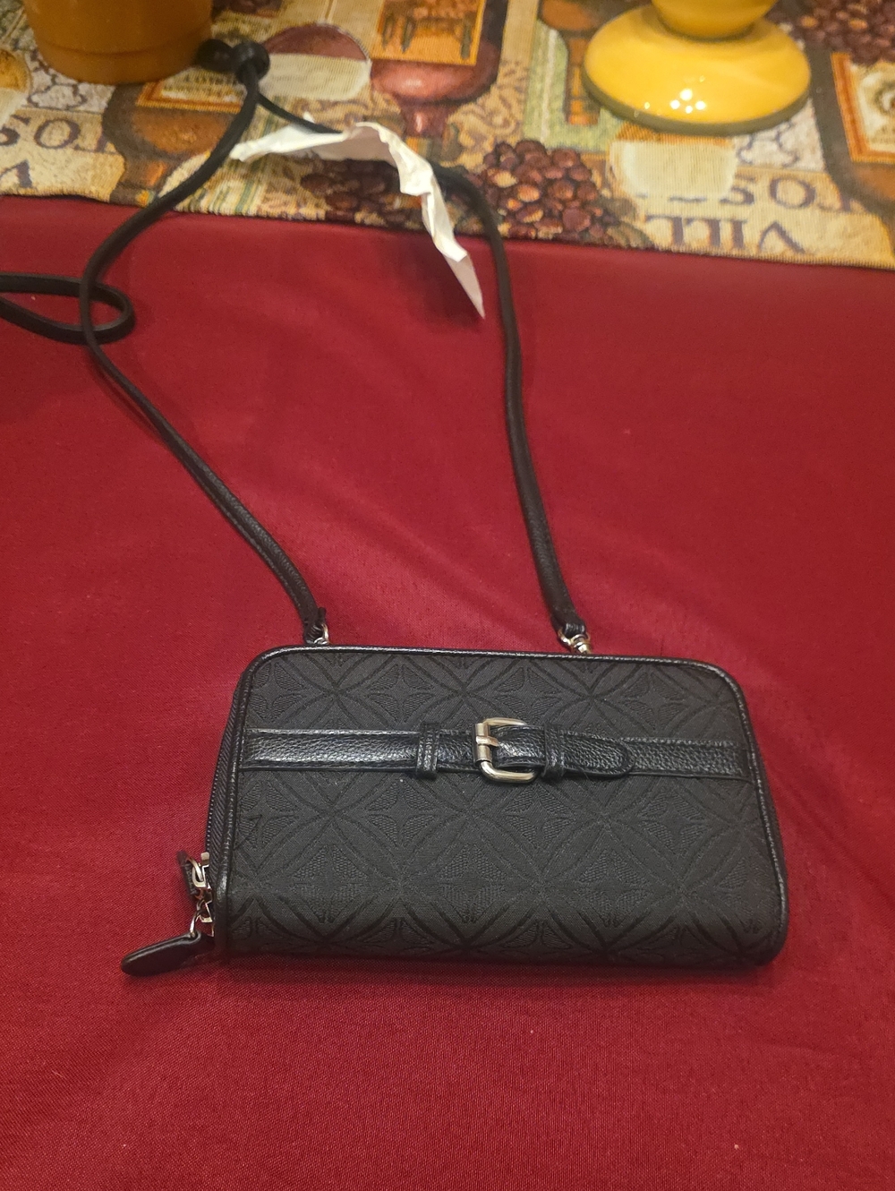 Black Crossbody Wallet Purse - Unbranded